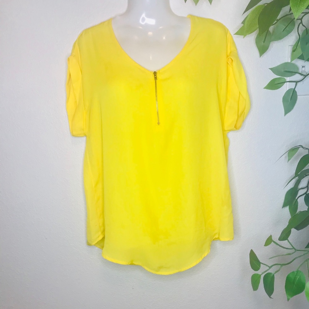 Ups & Downs Yellow Blouse